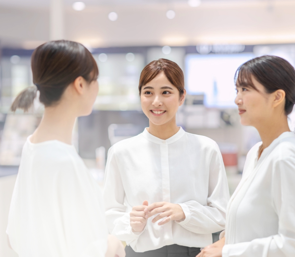 スタッフの談笑